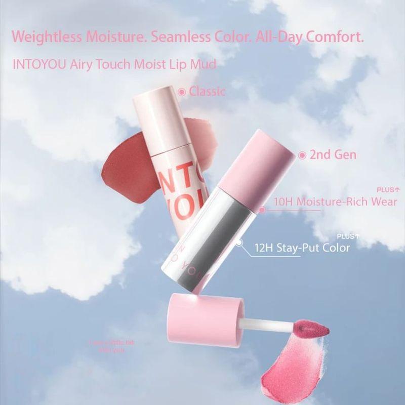 INTO YOU - Airy Touch Moist Lip Mud - 5 Colors