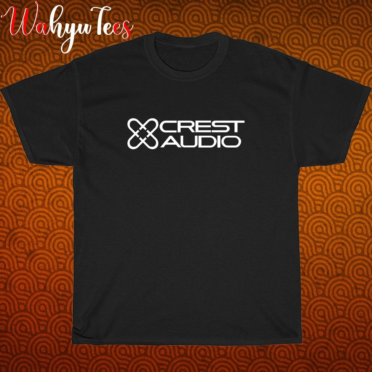 New Crest Audio Systems Logo Black/Grey/Navy/White Size S-5XL Unisex T-Shirt M
