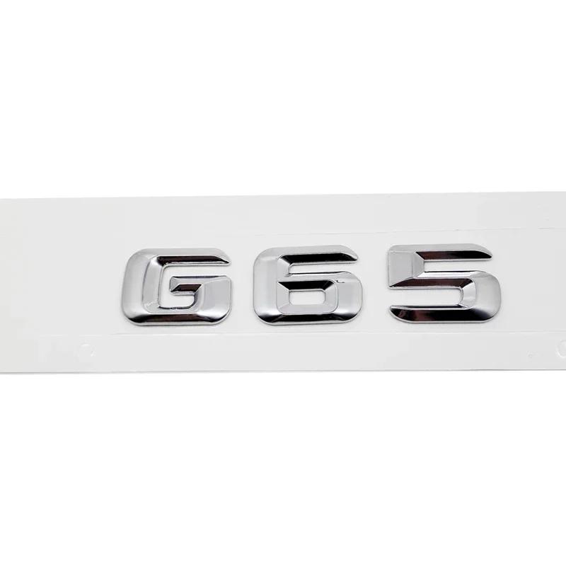 3D Letter Car Sticker Modified Tail Trunk Emblem Badge for Mercedes Benz G Class G63 G65 G200 G230 G300 G350 G400 G500 G550 AX1 