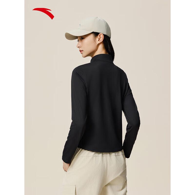 Anta Women's Half-Zip Quick-Dry Long Sleeve Training T-Shirt