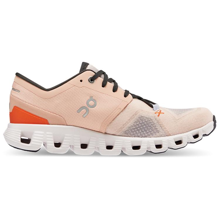 On Running Cloud X 3 Rose Sand Women's 60.98691