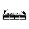 Customizable Sports Medal Hanger Rack for Baseball Hockey and Running Medals Indoor Wall Mount Metal Display Organizer for Sports Awards