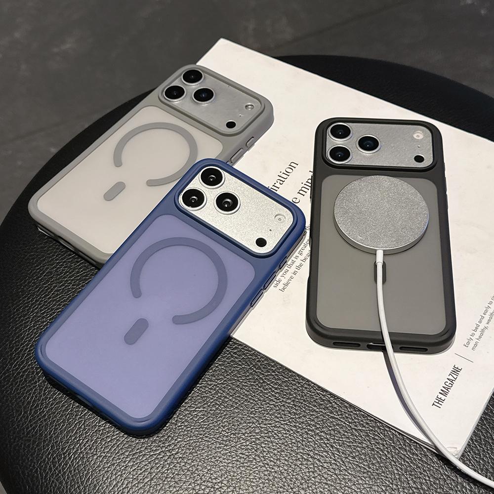 Custodia Magnetica per Magsafe iPhone 17E 17 E Air 16E 16 Pro Max 15 Plus 14 13 Mini 12 11 Mag Safe Opaca Antiurto Copertura per Telefono
