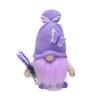 Lavendel-Gnome Plüschdekorationen Frühlings-Gnome Figur mehrstöckige Tablett-Dekorationen Handgefertigte skandinavische Tomte für Küche Zuhause