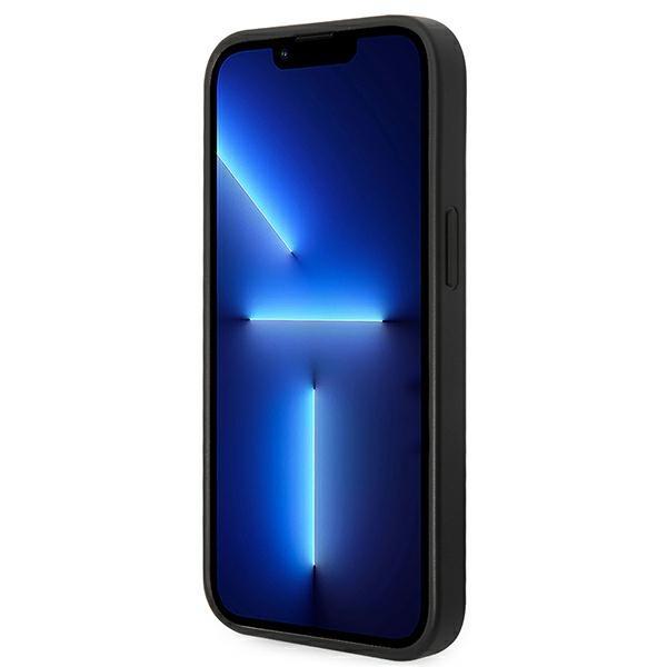 Guess Guhcp14Sg4Gfgr Iphone 14 / 15 / 136.1 Szary/Grey Twarde Etui 4G Metalowe Złote Logo