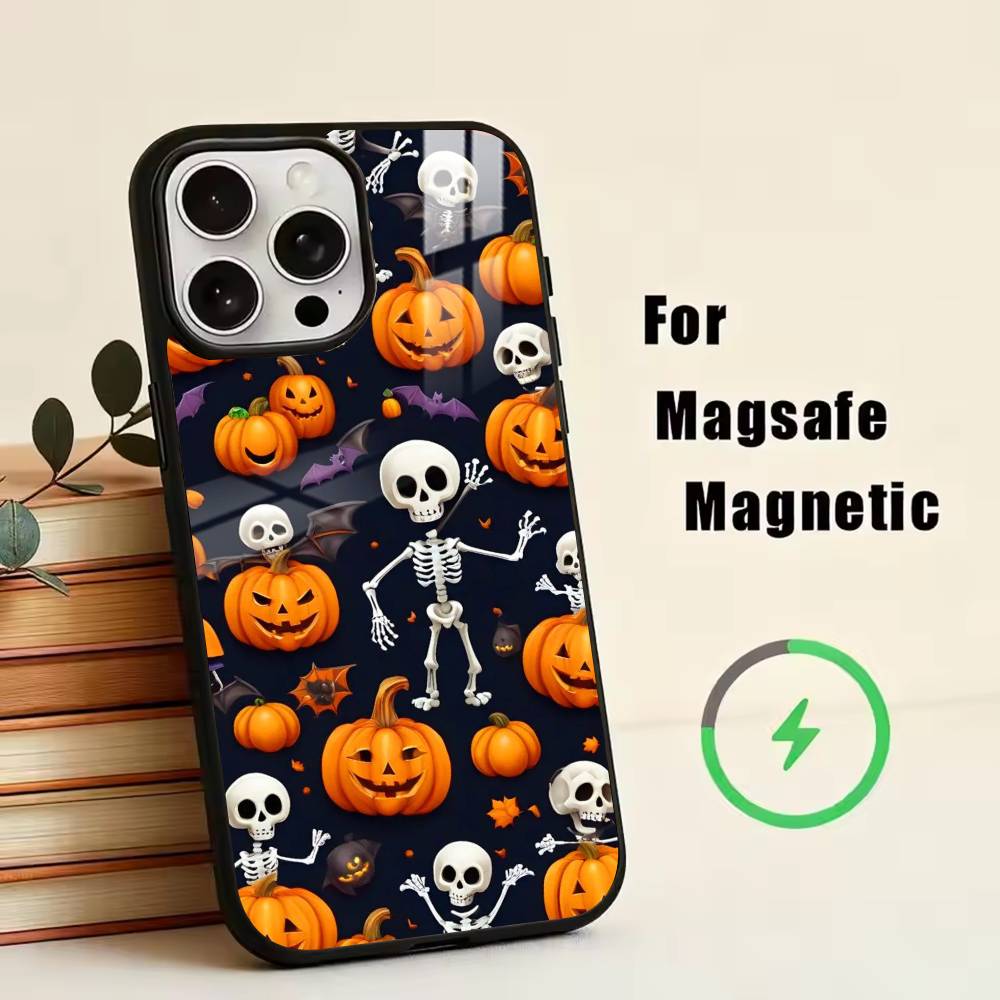 Halloween-HH  Phone Case For iPhone17,16,15,14,13,12,11 Plus,Pro Magnetic with Magsafe Wireless Charging