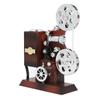 Vintage Movie Film Projector Music Box ABS Antique Wind Up Music Box for Movie Theater Home Study Room Office Table