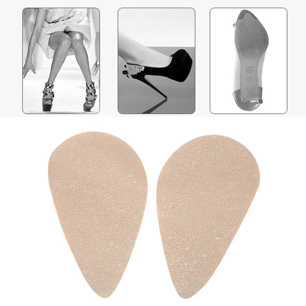 2 Pairs Non slip Shoe Sole Sticker High Heeled Shoes Sole Patch Protector (Pointed Head)