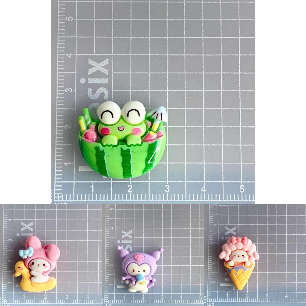 Cute Cartoon Animal Resin Accessories For Diy Phone Cases And Hair Accessories