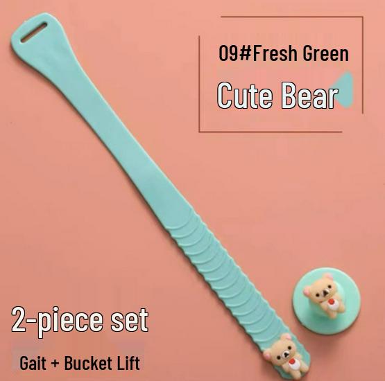 Silicone Toilet Seat Lid Lifter - Flip-Up Handle for Hygiene