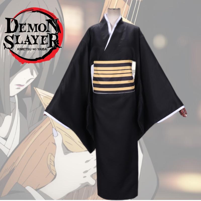 Atemberaubendes Mitsuri Kanroji Cosplay-Outfit aus Demon Slayer Kimetsu No Yaiba Weicher und verführerischer Wollstoff