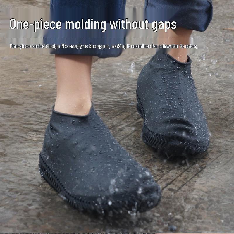 Waterproof Non-Slip Silicone Rain Boot Covers for Men & Women - Thickened, Wear-Resistant Outdoor Shoe Protectors