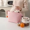 Hand Carrying Tote Bag Insulated Lunch Bag Large Capacity Aluminum Foil Storage Bag Simple Design Foldable Lunch Box Bag Student