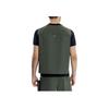 Fila Solid Color V-Neck Woven Vest Men Vests Green A11M327705F-DG