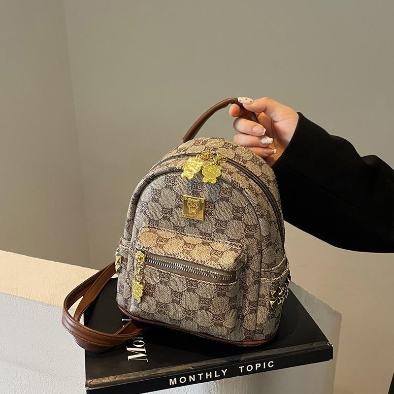 Plecak Plecak Damski Damski Nowy Modny Wysokiej klasy Torba Szkolna Dziewczęca Studentka Kolegium Podróżna Torebka Trend