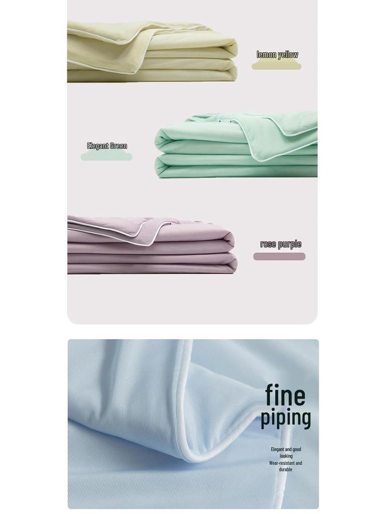 Class A Cool Summer Ice Cream Quilt: Lightweight, Machine Washable Air Conditioning Blanket