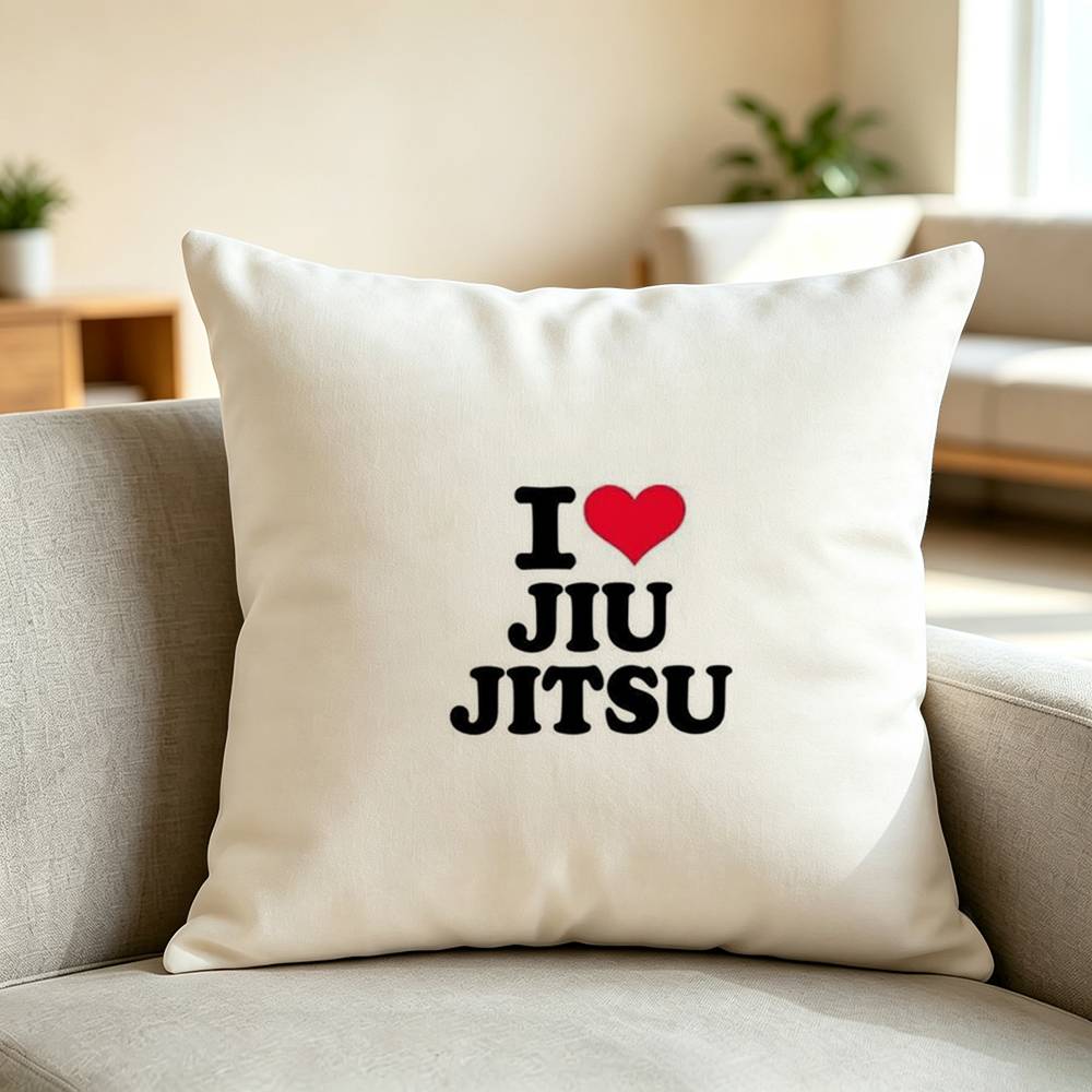 S-Sport B-Brazilian Jiu Jitsu BJJ Square Double-Sided printed Pillow Case Bedroom Bedside Pillow Sofa Cushion Cover