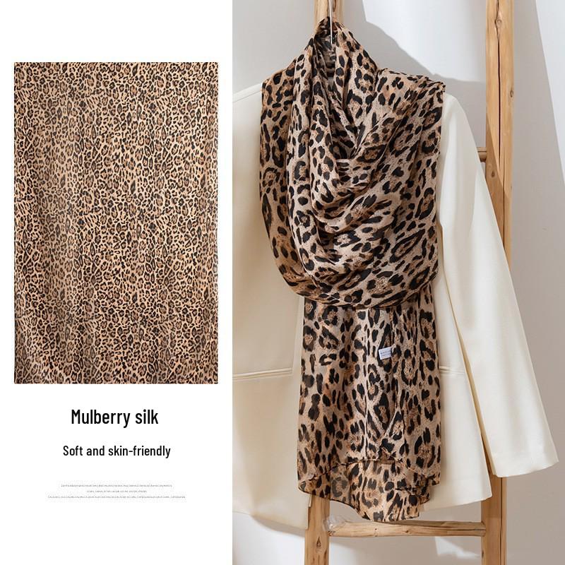 

Women s Retro Artistic Mulberry Silk Wool Blend Scarf - Long, High-End Style Shawl 176x110 cm
