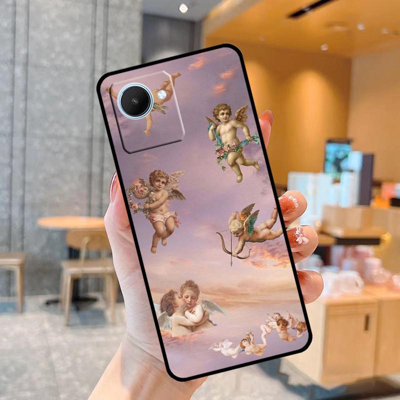 Cartoon Angel Baby Printing Case For Realme C55 C33 C31 C35 C30 C11 C15 C25s C21Y GT Neo 5 3T 2T 8 9 10 11 Pro Plus