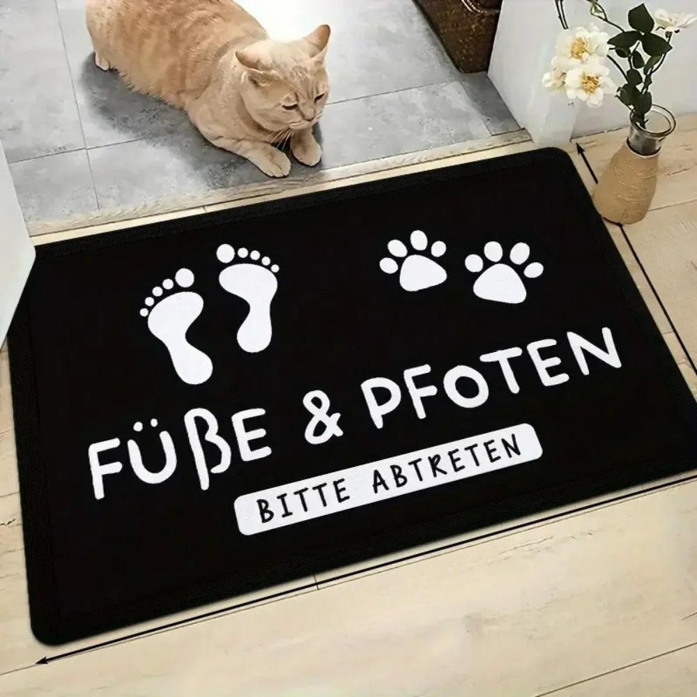 Please Remove Your Shoes Pattern Welcome Rug Kitchen Entrance Doormat Non-Slip Bedroom Decor Rug Floor Mats Foot Mat Gifts