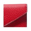 Michael Kors Stitched Flap Closure, Cow Leather Wallet, Women's Red