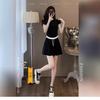 2025 Women's Summer Casual Sportswear: Short Sleeve Top & Skirt Set