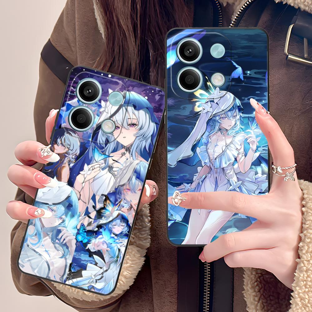 Wuthering Waves Shorekeeper Telefoonhoesje voor POCO M6 M5 M4 M3 X7 X6 X5 X4 X3 F6 F5 F4 Pro GT 5G Kleurprint Cover Mobiele Telefoons