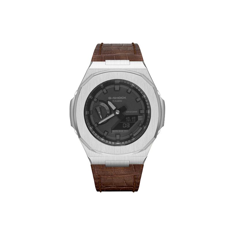 CASIO Custom Collection Duke Honor Quartz Movement Watch Unisex Black Dial GA-2100-1A1(Watch8--)