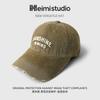 Early autumn new cap retro washed old gradual change color show face small cowboy baseball cap women