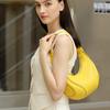 100% Genuine Leather Crescent Shoulder Bags For Women Luxury Designer Crossbody Purses Hobo Ladies Handbags