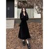 White V-Neck French-Style Dress For Women, Spring New Model, Slim-Fitting, Elegant, Retro Vibe, A-Line Skirt.
