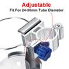 1pc Stainless Steel Folding Cup Drink Holder Adjustable Bottle Stand For Boat Truck Silver Rust-proof Corrosion-resistant