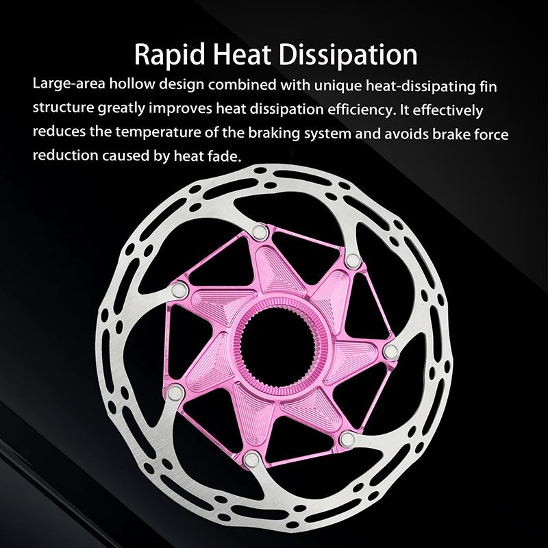 RIRO Center Lock Bike Disc 140MM 160MM  Brake Rotor Floating Structure Disc High Strength Heat- dissipation Bike Brake Rotor