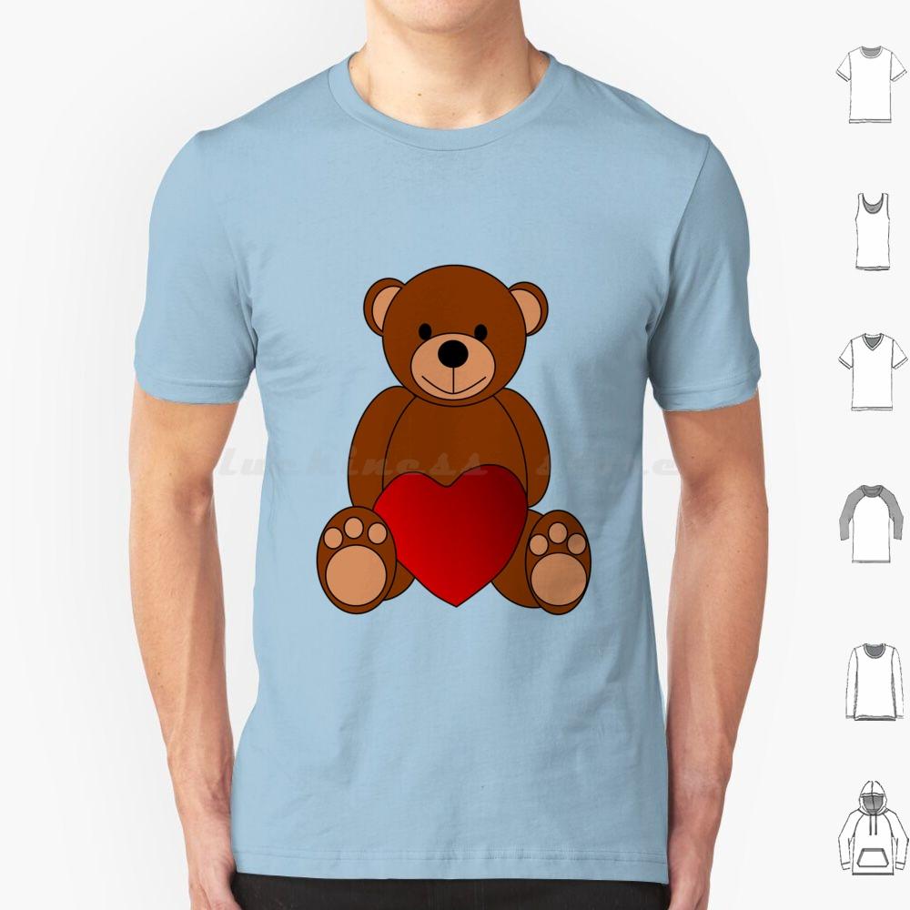 Teddy Love T Shirt Men Women Kids 6xl Teddy Love Bear Teddybear Valentine Valentinesday Red Indianred Indian Brown Toy Toys