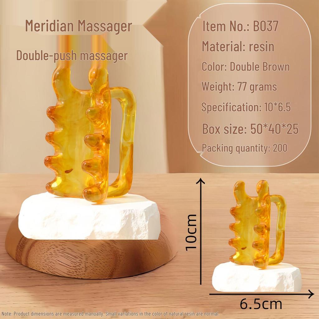Sandalwood Air Cushion Massage Comb for Home Use - Fluffy Top, Large Board Design