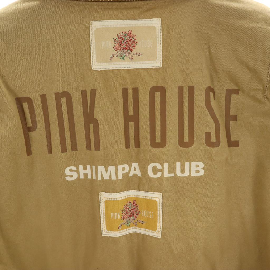 PINK HOUSE Made In Japan Blouson Beige Lightly Padded Women Used
