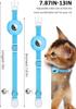 Anti-Verlust-Katzenhalsband für Apple Airtag GPS-Tracker mit Mini-Glocke Katzenhalsbandhalter für Airtag Haustier Katzenzubehör