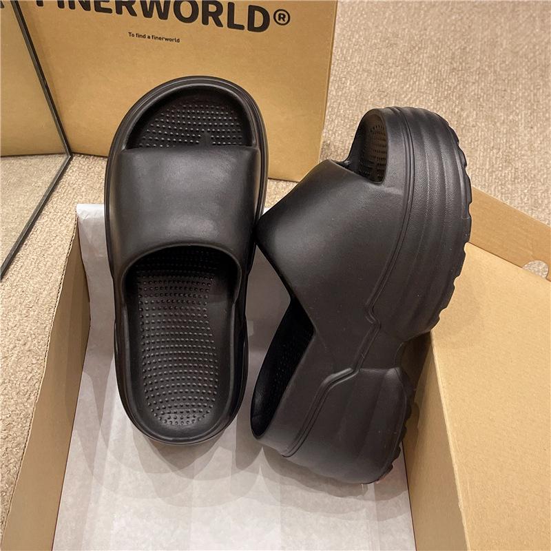 Women's Summer Thick-Soled Height-Boosting Flip-Flops – Ultra-Light, Soft EVA Versatile Slippers