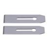 2Pcs Planer Blades Steel 51mm Portable Knife Replacement Accessories for Woodworking Handwork