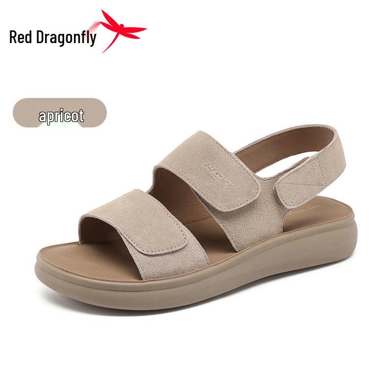 Red Dragonfly Women s Flat Summer Sandals - 2026 Collection, Non-slip Soft Sole, Comfortable Fit 37