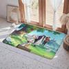 Anime Frieren: Beyond Journey's End Floor Mat Eco  Flannel Doormat Non Slip Odorless Indoor Floor Rug Soft Short Plush Home Mat