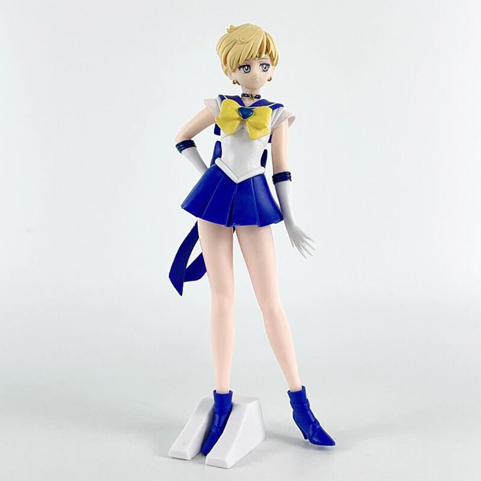 23cm Anime Sailor Moon Meiou Setsuna Figure GLITTER&GLAMOURS Kaiou Michiru Tenoh Haruka Tomoe aru Action Figurine Toy Gift