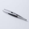 Kai Brand KAI Stylish Tweezers Slanted Tip Silver Tweezers Anti-Slip HK0425