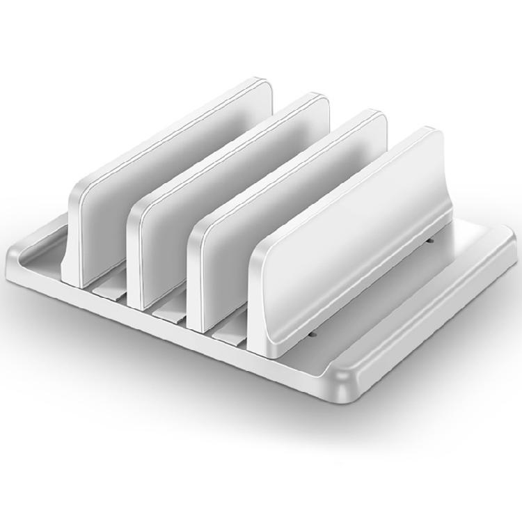 

Vertical Laptop Stand for Desk Laptop Holder Space Saving Adjustable Laptop Stand Support Rack For Laptop Notebook білий