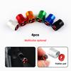 Car Emblem Wheel Tire Valve Caps Tyre Rim Stem Dustproof Covers For Mitsubishi Outlander Pajero Lancer Eclipse Cross Ralliart EX