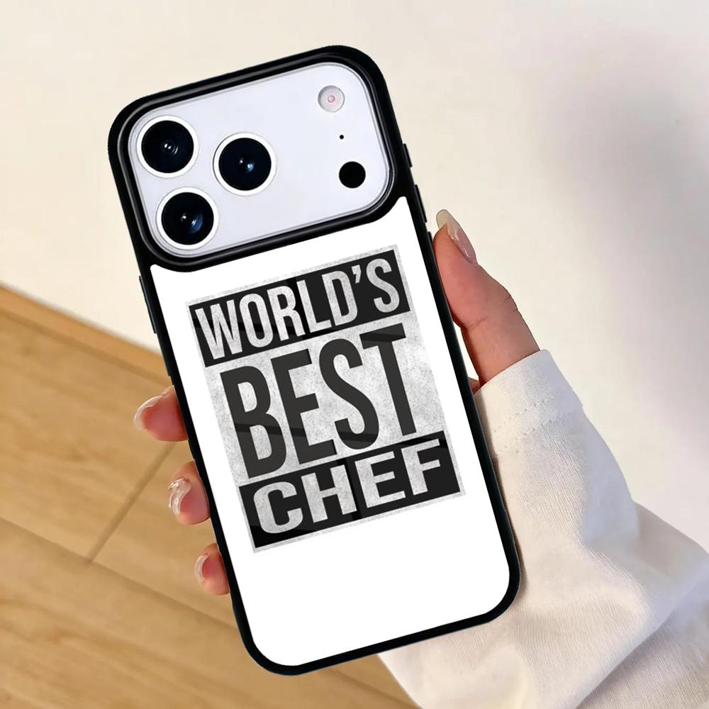 CHEF funny and humor Mobile Phone Case for IPhone 17 AIR 16pro Max 15 14 13 12 11 Bumper Cover iPhone 13 mini