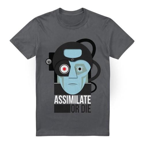 Star Trek Mens Assimilate or Die T-Shirt