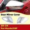 Door Mirror Cover For Mazda3 BP     2024 Car Modification Accessory Decoration Exterior Scratch Protective