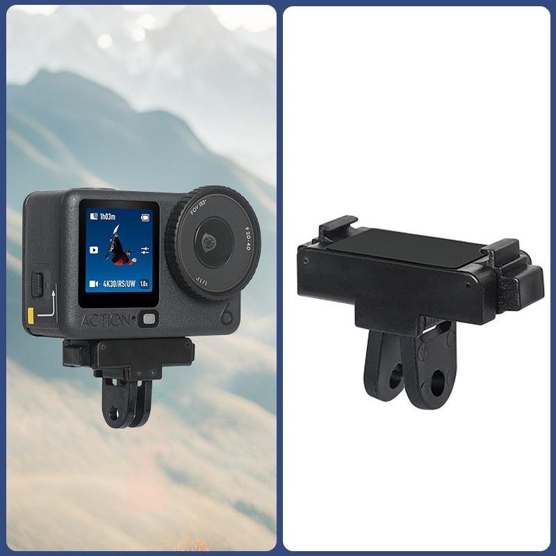 Geeignet für Dji Action 6 Magnetischer Montageadapter Kamerastativ Basis Faltbarer Montagefester Ständer Schnellverschluss