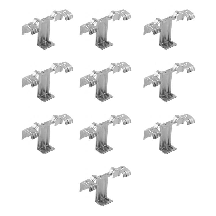 10Pcs Photovoltaic Modules Cleaning Clip Solar Panel Cleaning Drainage Clamp For Outdoor Roof Photovoltaic Maintenance
